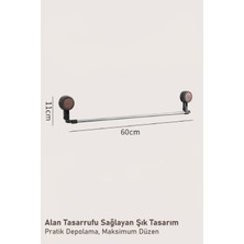Elarque Çok Amaçlı Askılık – 60 x 11 cm