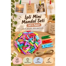 Elarque Ipli Mini Mandal Seti - 50’li Paket - Karışık Renkli