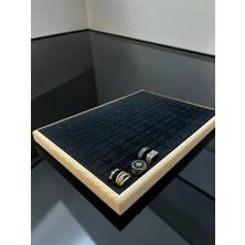 Elarque Şık 2 cm Ince Çerçeveli Ahşap Takı Organizeri, 140’LI Yüzük Tablağı