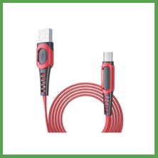 Bezos Konfulon DC01 Süper Hızlı Micro USB Kablo 1m 2.4A - Kırmızı Mgc