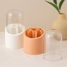 Elarque 7 Bölmeli Kapsül Organizer, Plastik Hazne ve Mika Kapaklı, Pratik Depolama