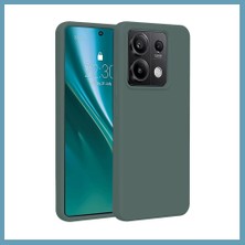 Bezos Redmi Note 13 4g Uyumlu Kılıf First Silikon - Koyu Yeşil MBT06