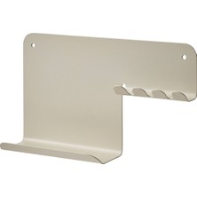 Elarque Açık Gri-Bej Duvar Askısı 23X13 cm