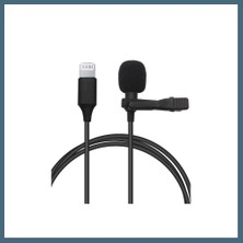 Bezos Lightning 2 Metre Double Mikrofon - Siyah Agc