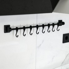 Elarque 8 Kancalı Banyo Mutfak Askısı 55 cm