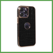 Bezos iPhone 14 Pro Uyumlu Kılıf Snake Kapak - Siyah Mgc
