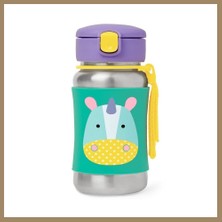 Bezos Zoo Pipetli Paslanmaz Çelik Suluk 350 ml Unicorn · Renk: Unicorn 22