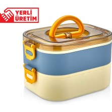Elarque 1300 ml Paslanmaz Çelik Beslenme Kabı