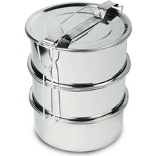 Elarque 3 Lü Paslanmaz Çelik Sefer Tası 12X6 cm