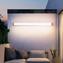 Tr Uzun Dış Mekan Duvar Lambası LED Alüminyum IP65 Su Geçirmez Modern Duvar Lambası Villa Tera