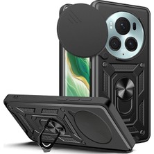 Tr Constraın Honor Magic 6 Pro Ile Uyumlu Kaze Tora Kamera Korumalı Sürgülü Yüzüklü Armor Mi