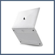 Bezos Macbook Pro 14.2 2021 Macbook Buzlu Kapak - Şeffaf BZS10