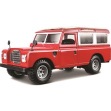 Mythriva Bburago 1:24 Land Rover Series Iı Model Araba - Kırmızı