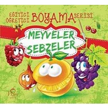 TeknoKapsül Meyveler Sebzeler - Eğitici Öğretici Boyama Serisi