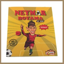 Bezos Neymar Çıkartmalı Maskeli Boyama Kitabı 22