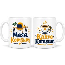 Bezos Masa ve Kahve Komşusu 2'li Porselen Kupa Seti - Model 369 Mgc