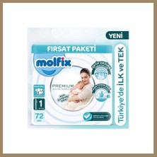 Bezos Premium Bebek Bezi Fırsat Paketi 1 Beden 2-5 kg 72 Adet 22