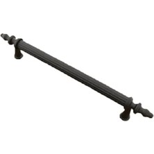 FREKANS 10 Adet 1013 Reyhan Kulp Mat Siyah 128 mm Beyaz