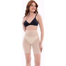 Ten Lazer Tül Toparlayıcı Paçalı Boxer Hayalet Korse