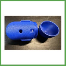 Bezos 3D Baskı Kedi ve Küçük Köpek Için Ödül Dağıtıcı Zeka Oyuncağı Döner Kapsüllü Atıştırmalık Dağıtıcı - Mavi Mgc
