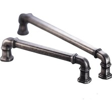 FREKANS 2 Adet Doğanlar Gusto Antik Gümüş 128 mm Kulp