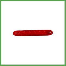 Bezos Kırmızı Parmak LED Dorse Lamba 6 Ledli 13.5 cm 12-24V Mgc