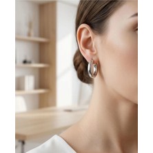 B&t Kalın Model Halka Küpe