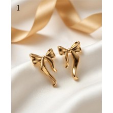 B&t Fiyonk Model Gold Küpe