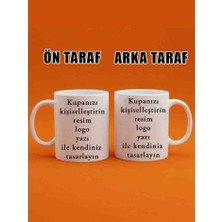 Aliva Kişiye Özel Çift Taraflı Baskılı Hediyelik Kupa Bardak
