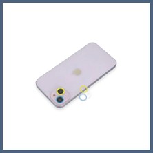 Bezos iPhone 13 Uyumlu Renkli Kamera Lens Koruma Cam - Sarı-Mavi BZS10