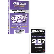 Anla Kazan Yayınları 2027 Yediiklim 2027 Kpss Genel Yetenek Türkçe-Matematik Çıkmış Sorular Konularına Göre Çözümlü+Evp Akademi Paragraf