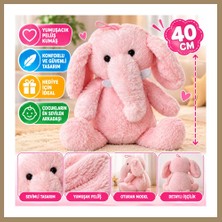 Bezos PL62348 40 cm Oturan Fil Oyuncak Peluş 22