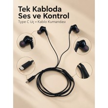 Astraltech Type C Kablolu Kulak Içi Kulaklık Mikrofonlu ve Kumandalı