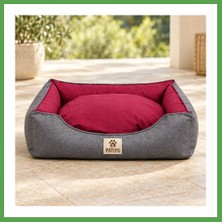 Bezos Aura Premium Yatak - Bordo / Large Mgc