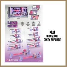 Bezos 096-17A Pilli Pembe Süpürge-Psf 22