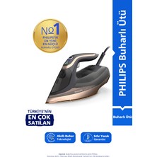 Philips Azur 8000 Serisi 3000 Watt Buharlı Ütü DST8070/80 Kireç Önleme Özelliği ile Güçlü Buhar