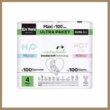 Bezos Natural Double Soft Bebek Bezi Ultra Paket 4 Beden 100 Adet 22