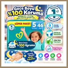 Bezos Aktif Bebek Süper Paket Bebek Bezi 5 Beden 46 Adet 22