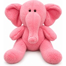 esdishopping 60 cm Sevimli Pembe ve Gri Peluş Fil Oyuncak – Büyük Boy, Yumuşak ve Sarılmalık Çocuk Odası Hediyesi