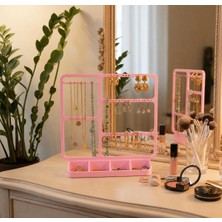 Elarque Şık 5 Bölmeli Takı ve Küpe Standı, Modern ve Pratik Organizer
