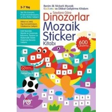 TeknoKapsül Sayılara Göre Dinozorlar Mozaik Sticker Kitabı