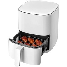 Erdo Ticaret Hava Fritözü 4l Airfryer Pratik Uzun Ömürlü Yağsız Pişirme Taşınabilir