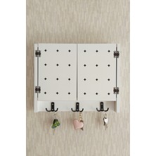 Elarque 40X50 cm Dekoratif Anahtarlıklı Sigorta Saklama Kutusu