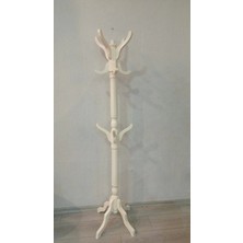 Elarque Ahşap Krem Askılık 175 cm