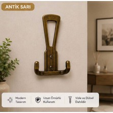 Elarque 4lü Portmanto Askılığı Duvar Askısı Elbise Askısı Vida Dahil