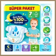 Bezos Aktif Bebek Süper Paket Bebek Bezi 7 Beden 30 Adet 22
