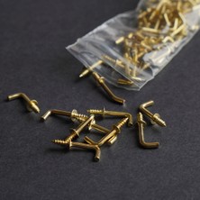Elarque Duvar Tipi Tespih Askılığı L Kanca Vida Montajlı Metal Askı Aparatı
