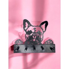 Elarque Köpekli Anahtarlık Askısı Organizer Siyah