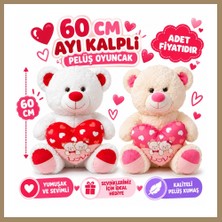 Bezos PL50241 60 cm Ayı Kalpli Peluş Oyuncak (Adet Fiyatıdır) 22