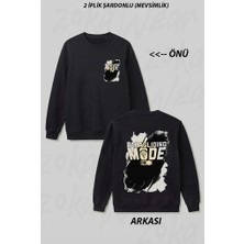 Zoka Wear Yamac Parasutu Paragliding2 Ön Arka Baskılı Bisiklet Yaka Sweatshirt